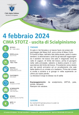 CIMA STOTZ (Val Senales) - Scialpinismo - 4 febbraio 2024