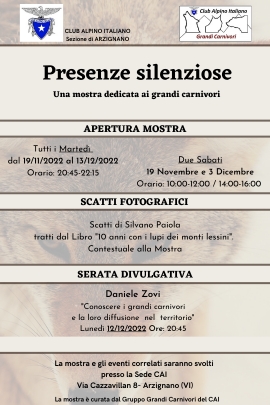 Mostra &quot;Presenze Silenziose&quot;