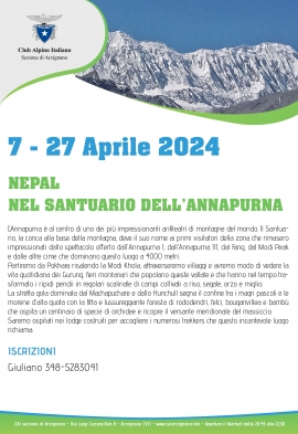 NEPAL 2024 - NEL SANTUARIO DELL’ANNAPURNA