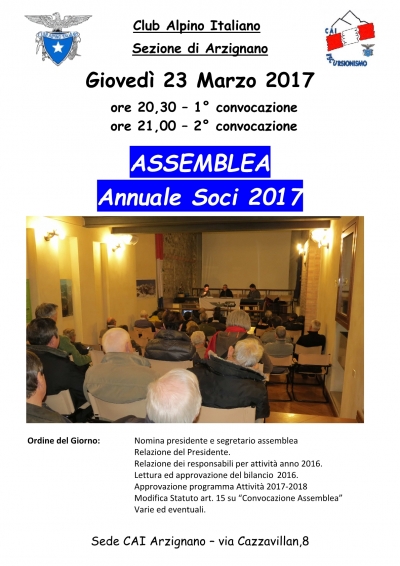 ASSEMBLEA ANNUALE SOCI