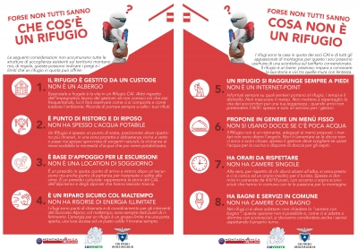 FORSE NON TUTTI SANNO CHE COS’È UN RIFUGIO