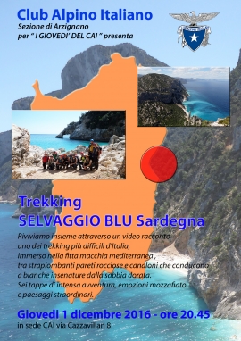 Serata &quot;Selvaggio Blu&quot;