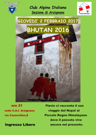 Serata Culturale &quot;Viaggio in Bhutan&quot;