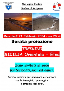 Trekking Sicilia Orientale ed Etna