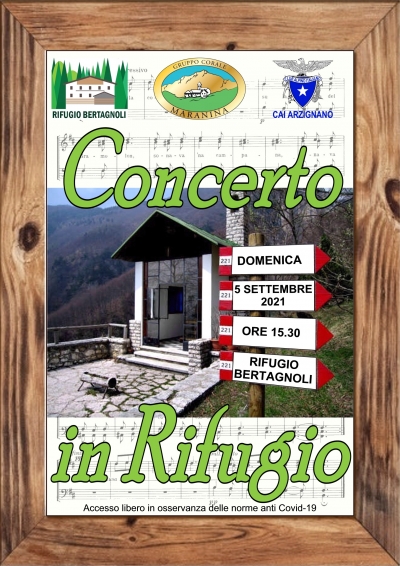 CONCERTO IN RIFUGIO - domenica 5 settembre 2021