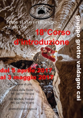 Corso di avvicinamento alla Speleologia