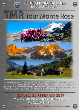 Serata Video &quot;Tour del Monte Rosa&quot;