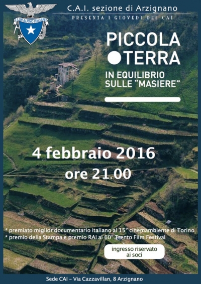 Proiezione &quot;Piccola Terra&quot;