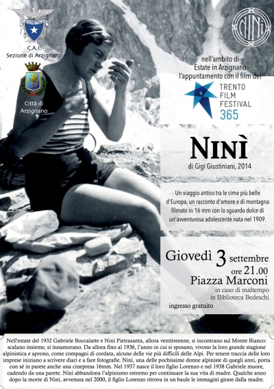 Proiezione &quot;NInì&quot; dal Trento Film Festival