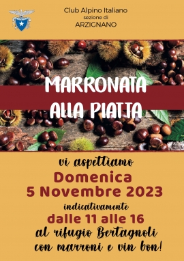 MARRONATA ALLA PIATTA - 5 Novembre 2023