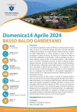 BASSO BALDO GARDESANO per Antiche strade e Contrade