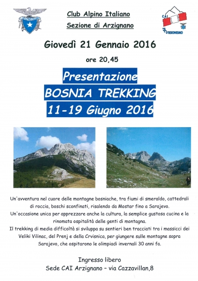 Presentazione Trekking in Bosnia