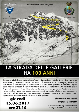 &quot;La strada delle gallerie ha 100 anni&quot;