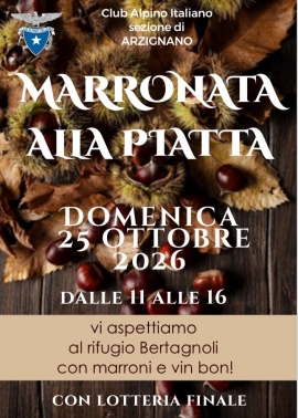 MARRONATA ALLA PIATTA - 25 ottobre 2026