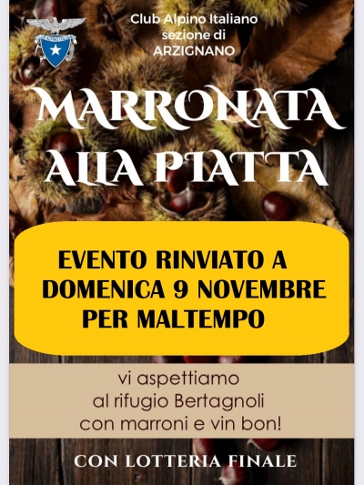 MARRONATA ALLA PIATTA - 9 Novembre 2025